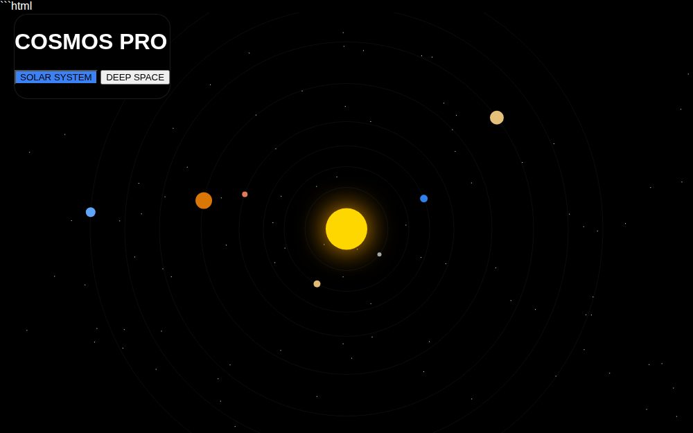 Cosmos Pro | Interactive Space Explorer