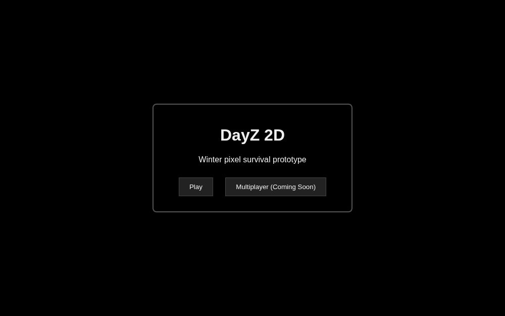 DayZ 2D - Winter Survival v2