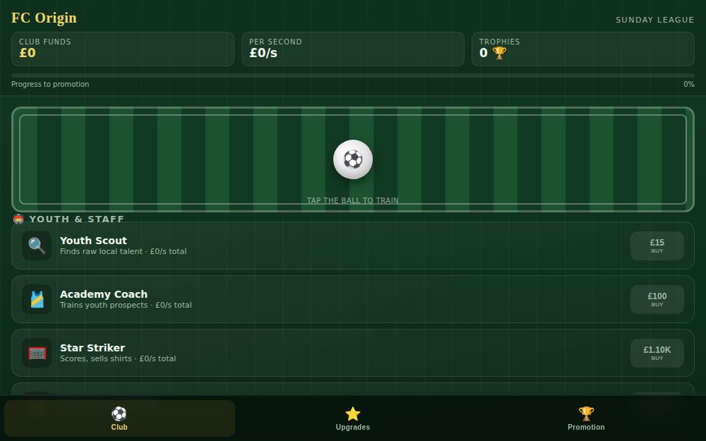 Football Empire — Build Your Dynasty