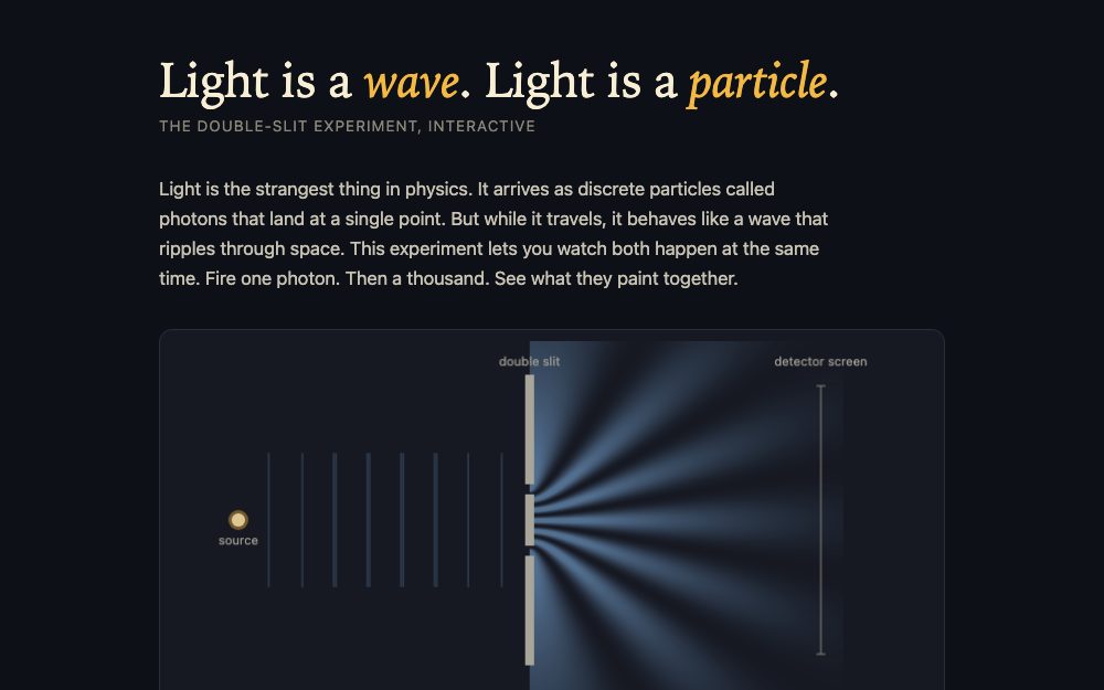 Light: Wave or Particle?