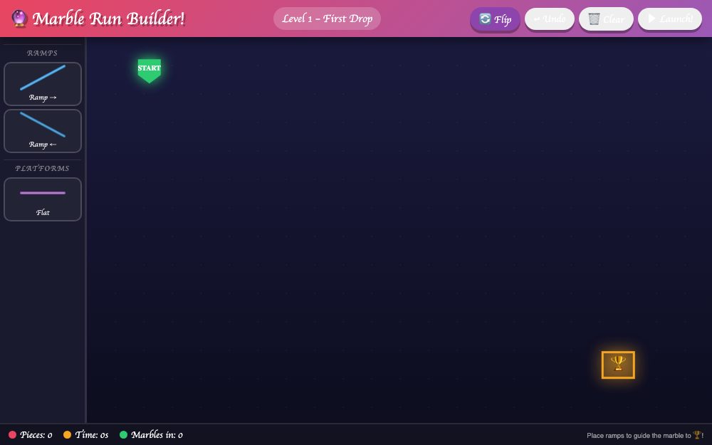 🔮 Marble Run Builder!