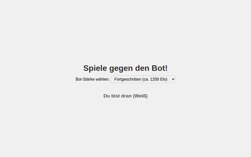 Mein Schachbot mit Rating
