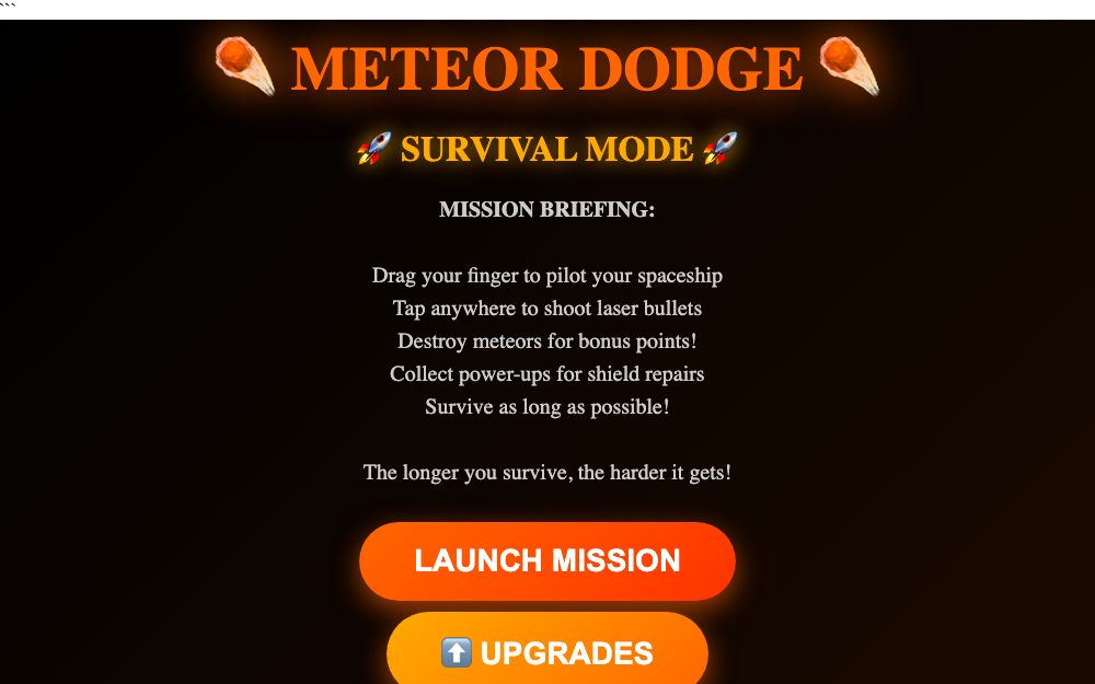 Meteor Dodge
