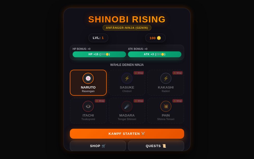 Shinobi Rising: Ultimate Ninja Combat