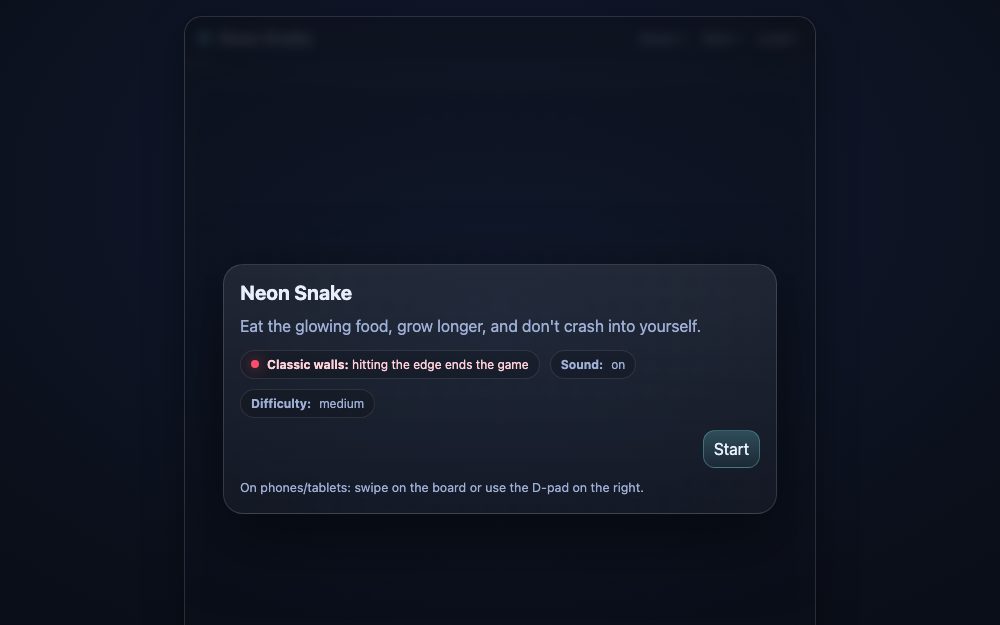 Neon Snake