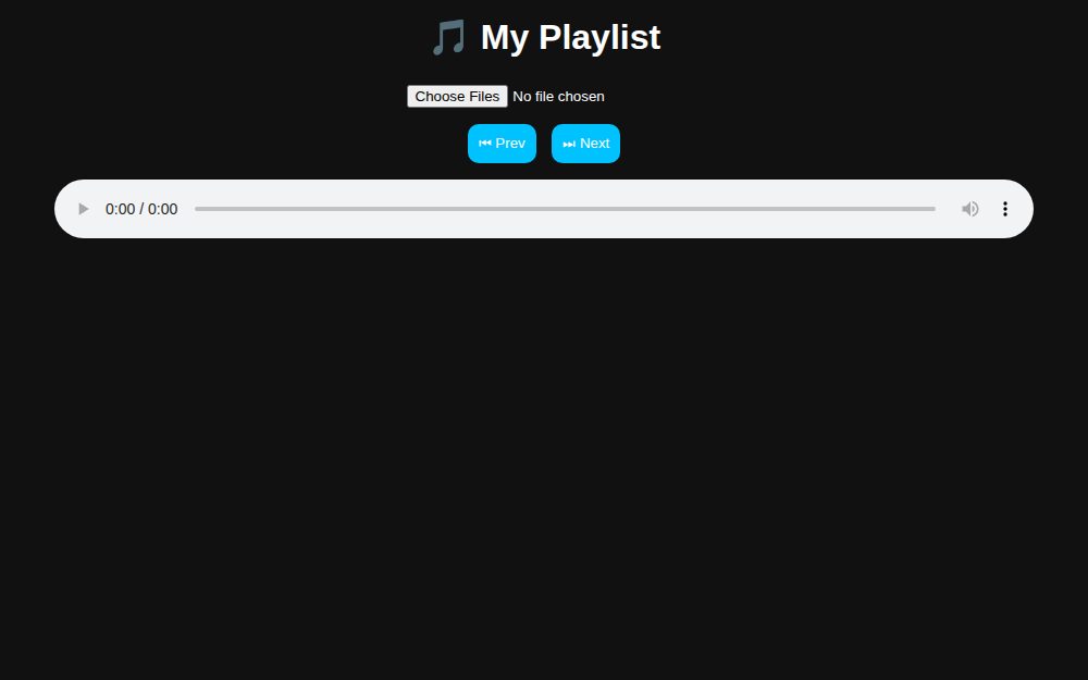 Playlist Music App