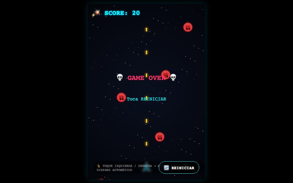 Space Shooter - Táctil para iPhone