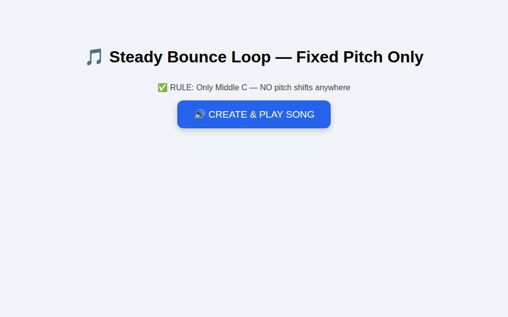 Steady Bounce Loop Player