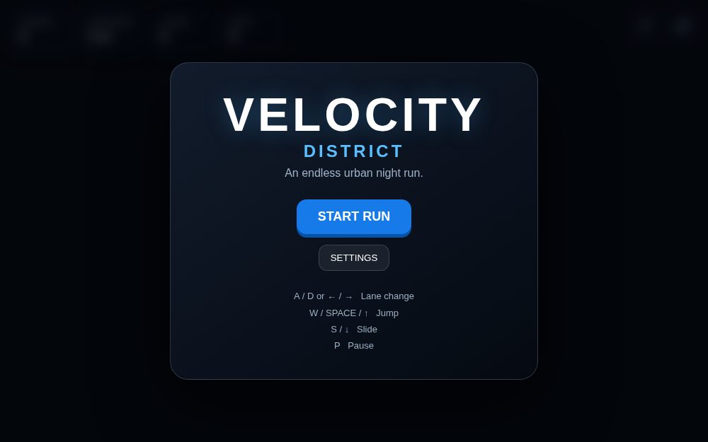 Velocity District 3D