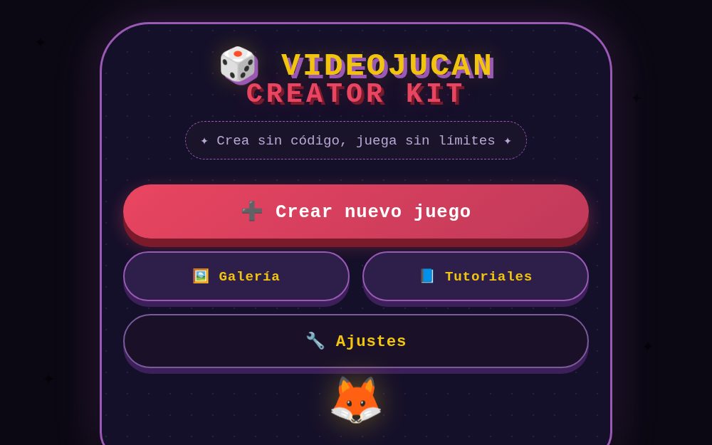 VideojuCan Creator Kit - Con arrastre