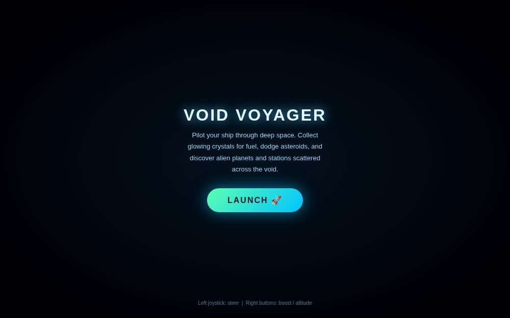 Void Voyager - 3D Space Explorer